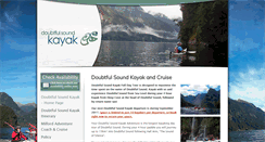 Desktop Screenshot of fiordlandadventure.co.nz
